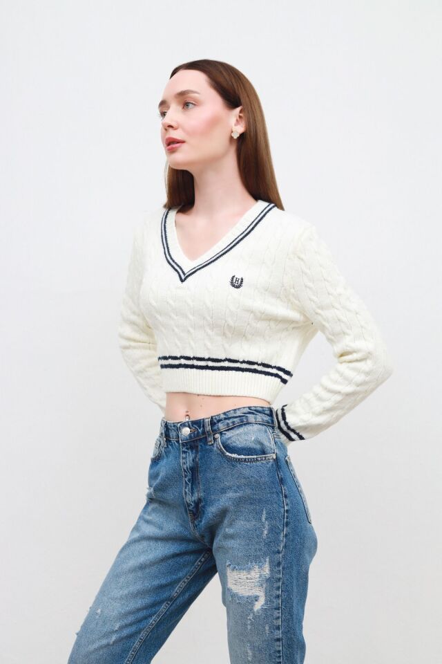 V Yaka Kazak ekru - 2