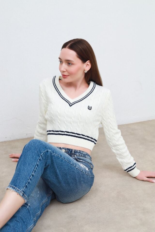 V Yaka Kazak ekru - 2