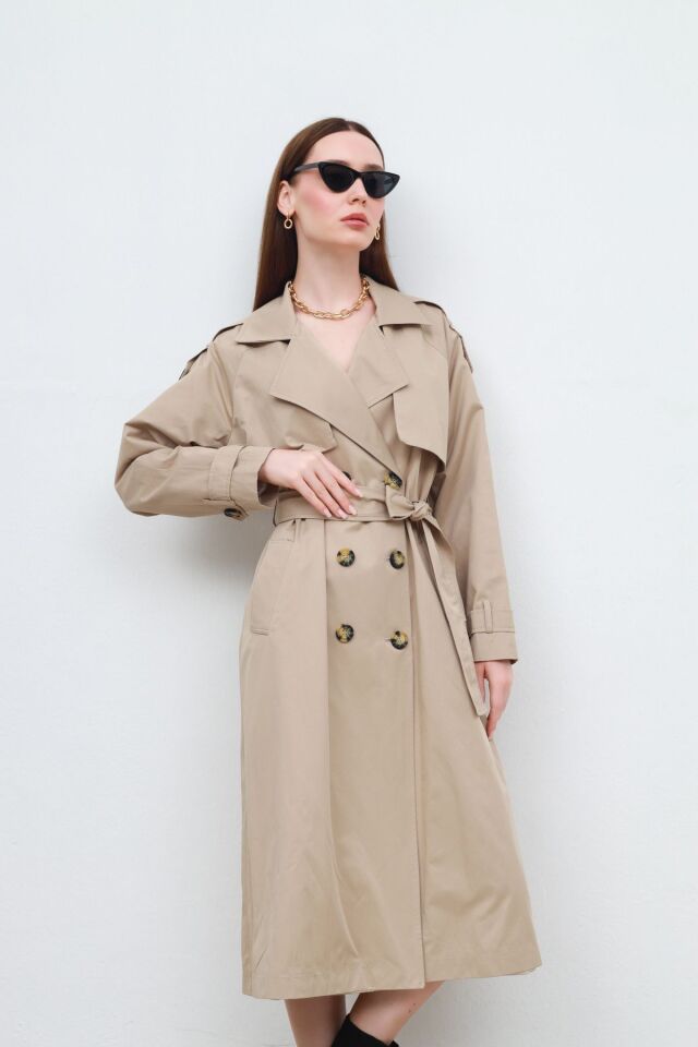 Trençkot bej - L