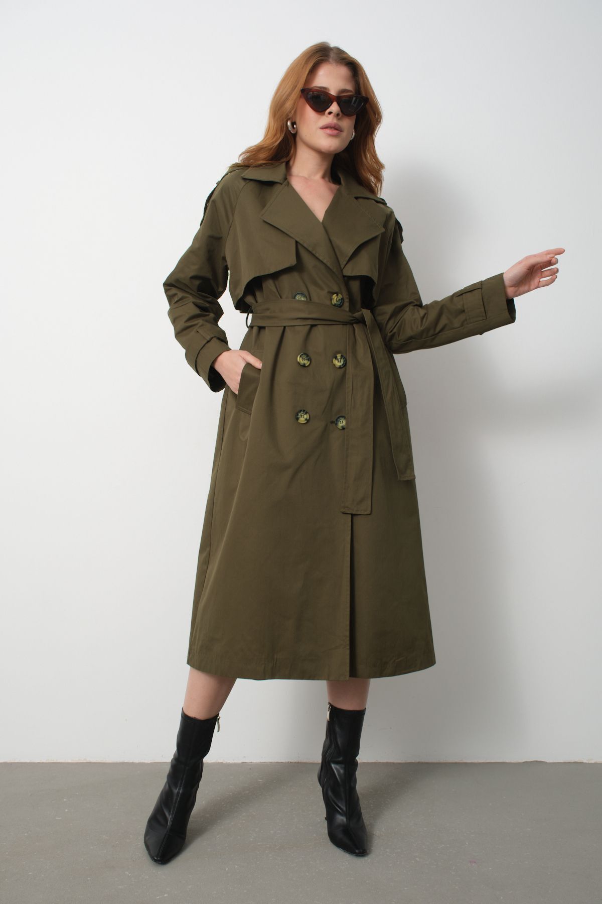 Trençkot haki - M
