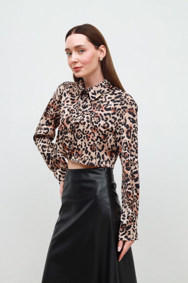 leopar gömlek leopar - S