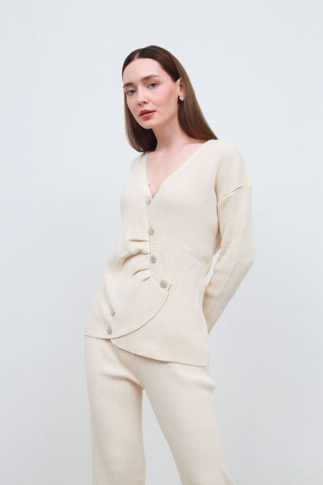 triko alt üst takım ekru - LSTD