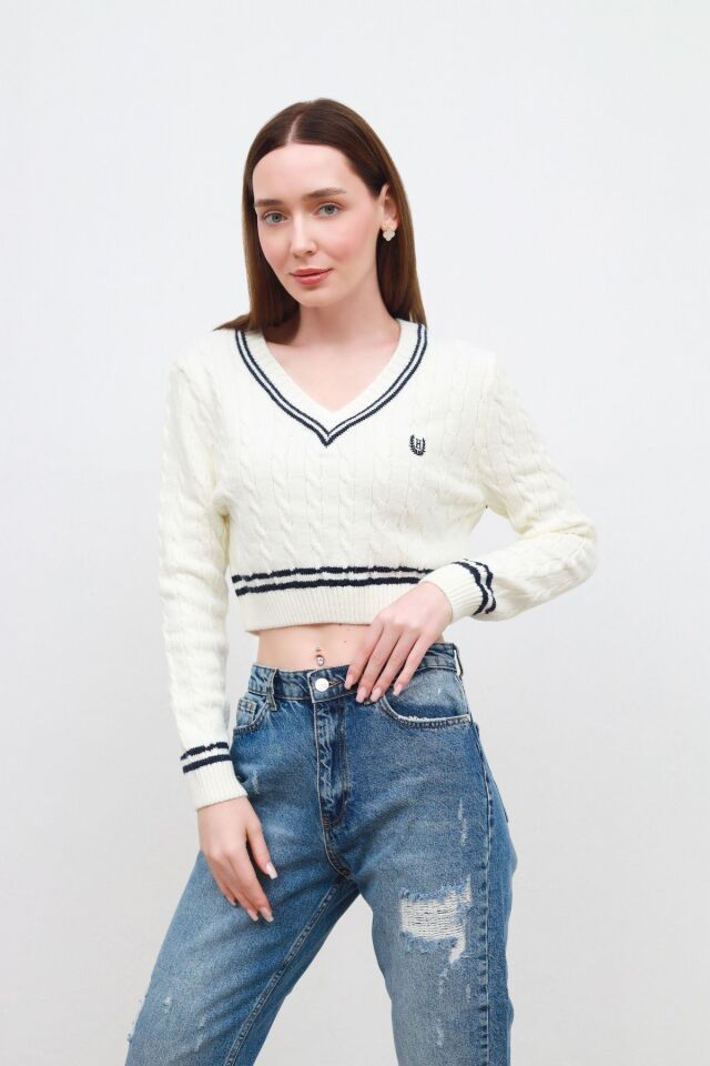 yırtık detaylı pantolon blue - 26