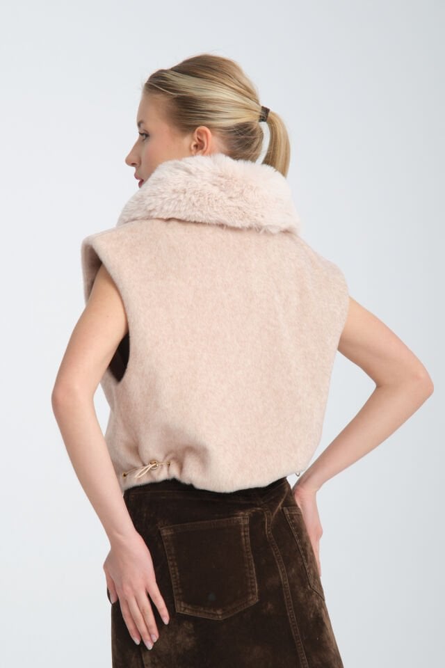 Yakası Sunikürk Fox Kumaş Yelek