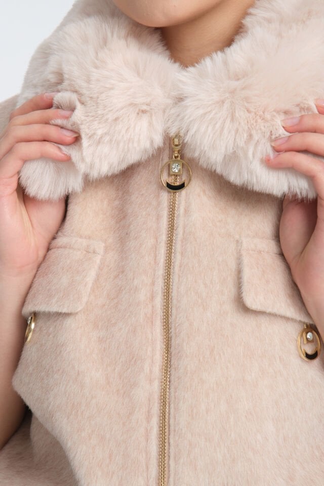 Yakası Sunikürk Fox Kumaş Yelek