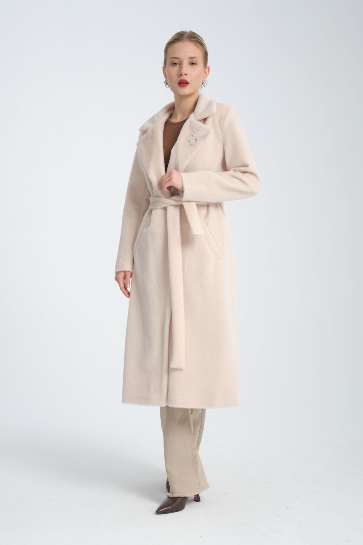 Fox Kumaş Kaşe Kaban